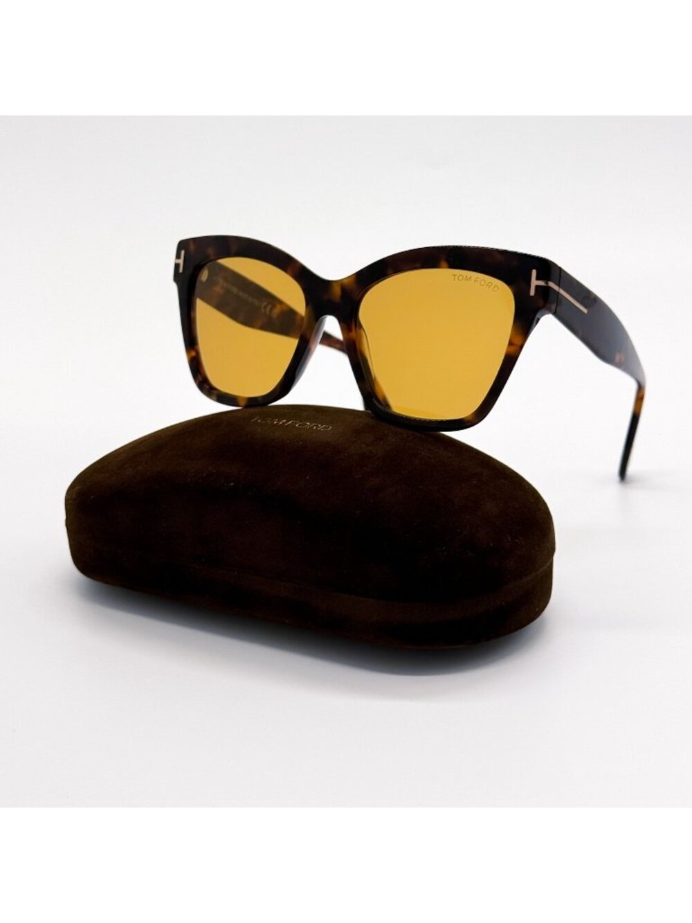 NEW TOM FORD ELVIRA SUNGLASSES TF1217 52E CAT EYE HAVANA WOMEN EYEWEAR FT1217